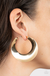 Power Curves - Gold-Jewelry-Paparazzi Accessories, Just Because Jewels-Just Because Jewels