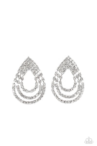 Take a POWER Stance - White-Jewelry-Paparazzi Accessories, Just Because Jewels-Just Because Jewels