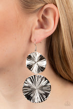 Load image into Gallery viewer, In Your Wildest FAN-tasy - Silver-Jewelry-Paparazzi Accessories, Just Because Jewels-Just Because Jewels