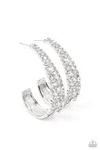 Load image into Gallery viewer, Cold as Ice - White-Jewelry-Paparazzi Accessories, Just Because Jewels-Just Because Jewels