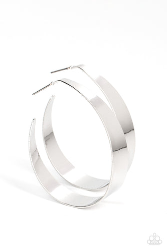 Flat Out Fashionable - Silver-Jewelry-Just Because Jewels, Paparazzi Accessories-Just Because Jewels