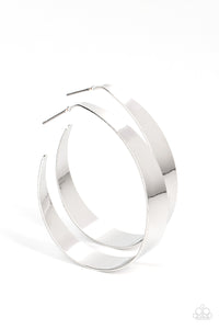 Flat Out Fashionable - Silver-Jewelry-Just Because Jewels, Paparazzi Accessories-Just Because Jewels