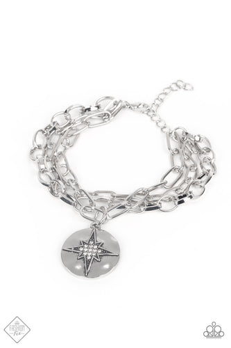True North Twinkle - White-Jewelry-Paparazzi Accessories, Just Because Jewels-Just Because Jewels