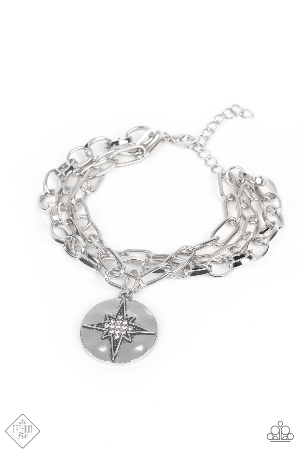 True North Twinkle - White-Jewelry-Paparazzi Accessories, Just Because Jewels-Just Because Jewels