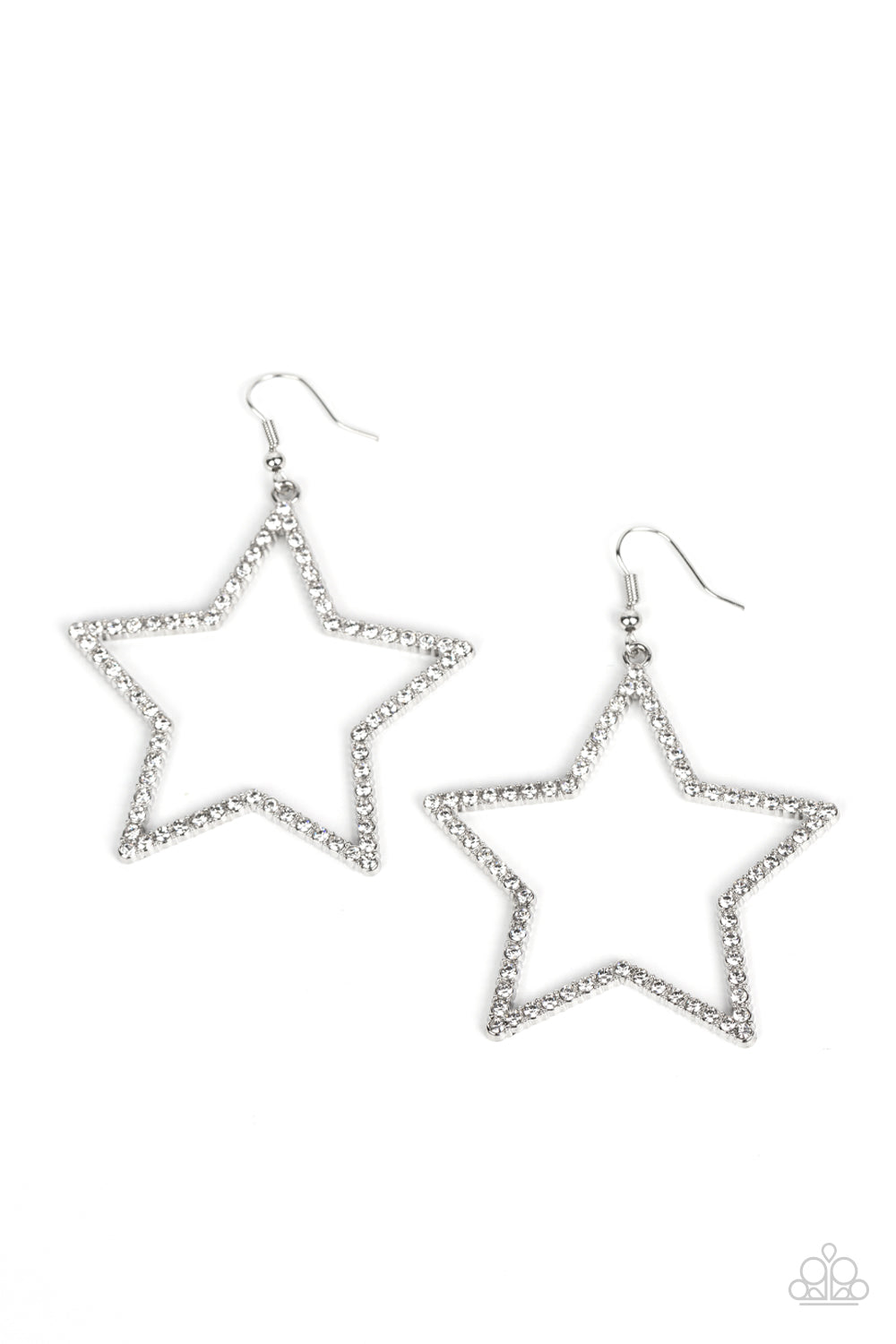 Supernova Sparkle - White-Jewelry-Paparazzi Accessories, Just Because Jewels-Just Because Jewels