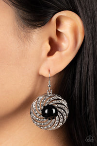 Vintage Vortex - Black-Jewelry-Paparazzi Accessories, Just Because Jewels-Just Because Jewels