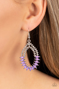 Lucid Luster - Purple-Jewelry-Paparazzi Accessories, Just Because Jewels-Just Because Jewels