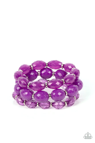 High Tide Hammock - Purple-Jewelry-Paparazzi Accessories, Just Because Jewels-Just Because Jewels