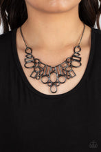 Load image into Gallery viewer, Geometric Grit - Black-Jewelry-Paparazzi Accessories, Just Because Jewels-Just Because Jewels