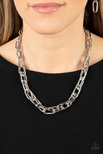 Load image into Gallery viewer, Tough Call - Silver-Jewelry-Paparazzi Accessories, Just Because Jewels-Just Because Jewels