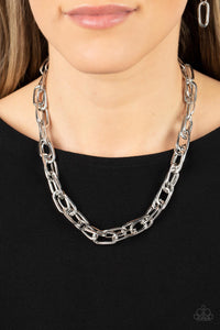 Tough Call - Silver-Jewelry-Paparazzi Accessories, Just Because Jewels-Just Because Jewels