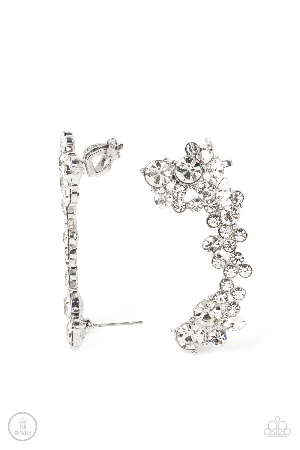 Astronomical Allure - White-Jewelry-Paparazzi Accessories, Just Because Jewels-Just Because Jewels