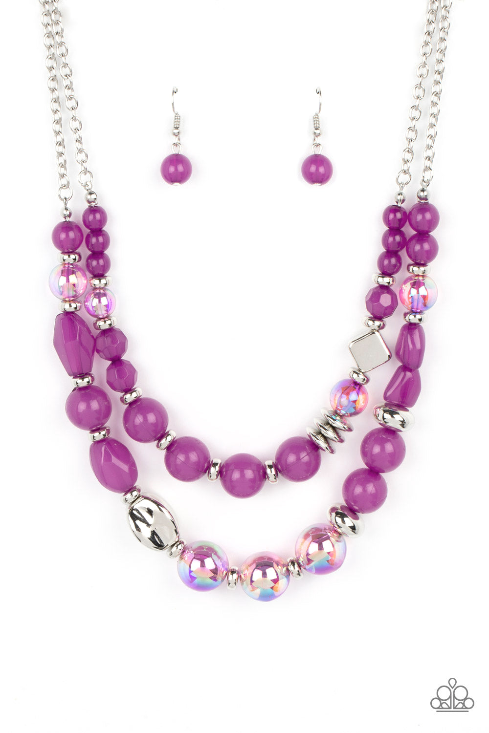 Mere Magic - Purple-Jewelry-Paparazzi Accessories, Just Because Jewels-Just Because Jewels