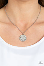 Load image into Gallery viewer, Heart Full of Faith - White-Jewelry-Just Because Jewels, Paparazzi Accessories-Just Because Jewels