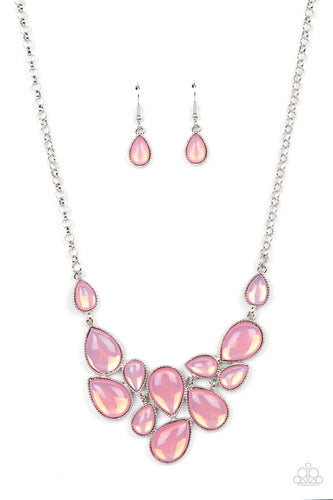Keeps GLOWING and GLOWING - Pink-Jewelry-Paparazzi Accessories, Just Because Jewels-Just Because Jewels