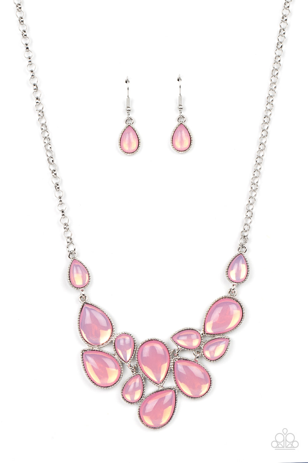 Keeps GLOWING and GLOWING - Pink-Jewelry-Paparazzi Accessories, Just Because Jewels-Just Because Jewels