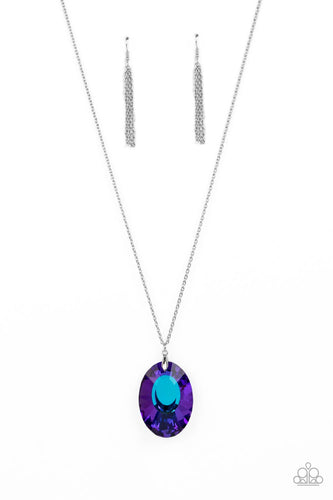 Celestial Essence - Blue-Jewelry-Paparazzi Accessories, Just Because Jewels-Just Because Jewels