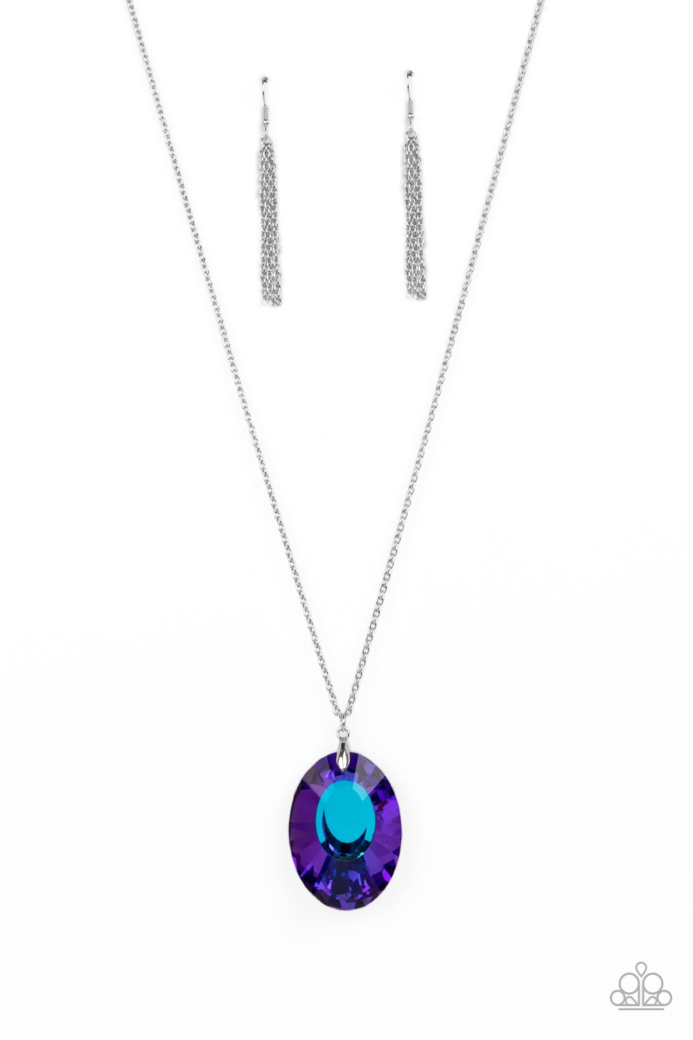 Celestial Essence - Blue-Jewelry-Paparazzi Accessories, Just Because Jewels-Just Because Jewels