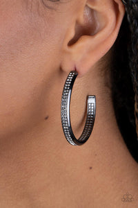 Flash Freeze - Black-Jewelry-Paparazzi Accessories, Just Because Jewels-Just Because Jewels