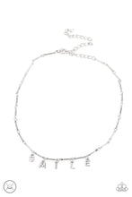 Load image into Gallery viewer, Say My Name - Silver-Jewelry-Paparazzi Accessories, Just Because Jewels-Just Because Jewels