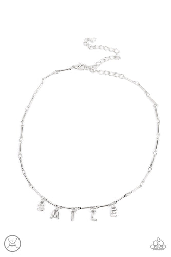Say My Name - Silver-Jewelry-Paparazzi Accessories, Just Because Jewels-Just Because Jewels