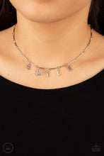 Load image into Gallery viewer, Say My Name - Silver-Jewelry-Paparazzi Accessories, Just Because Jewels-Just Because Jewels