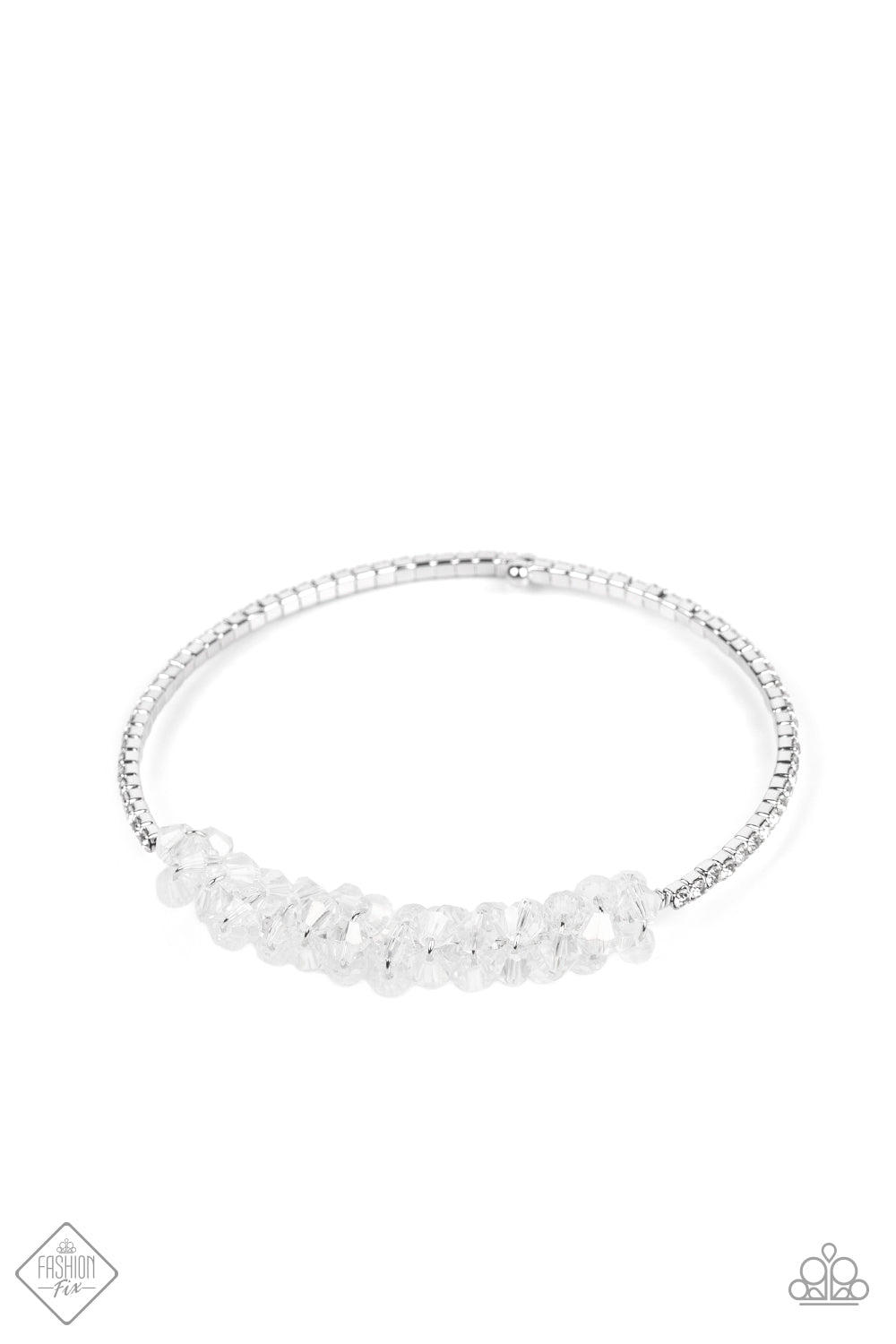BAUBLY Personality - White-Jewelry-Just Because Jewels, Paparazzi Accessories-Just Because Jewels