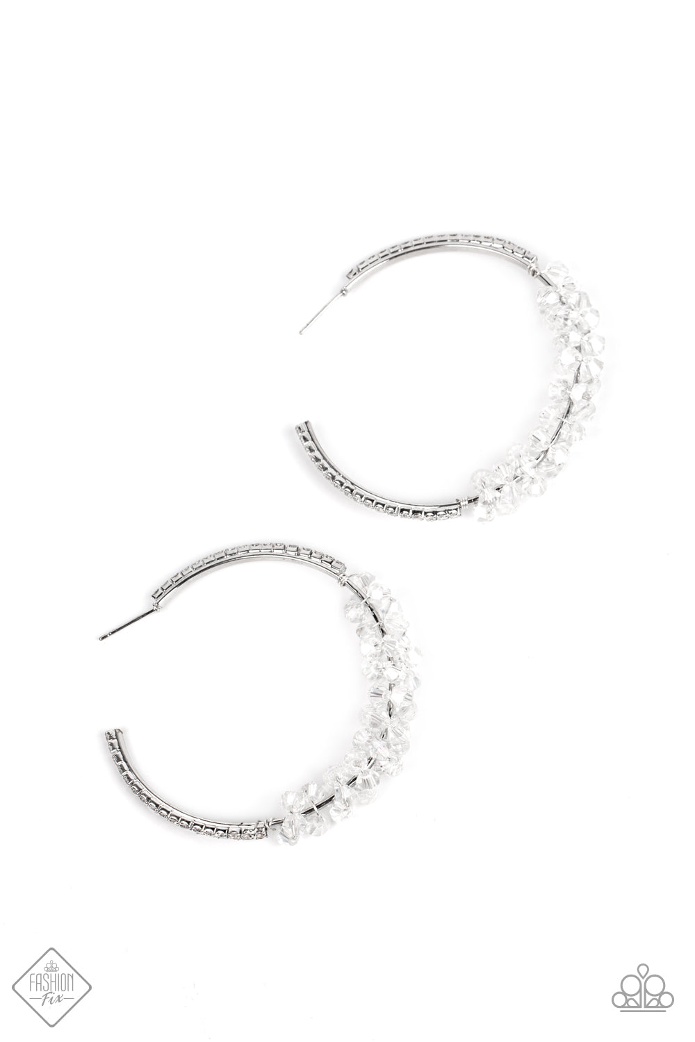 Bubble-Bursting Bling - White-Jewelry-Paparazzi Accessories, Just Because Jewels-Just Because Jewels
