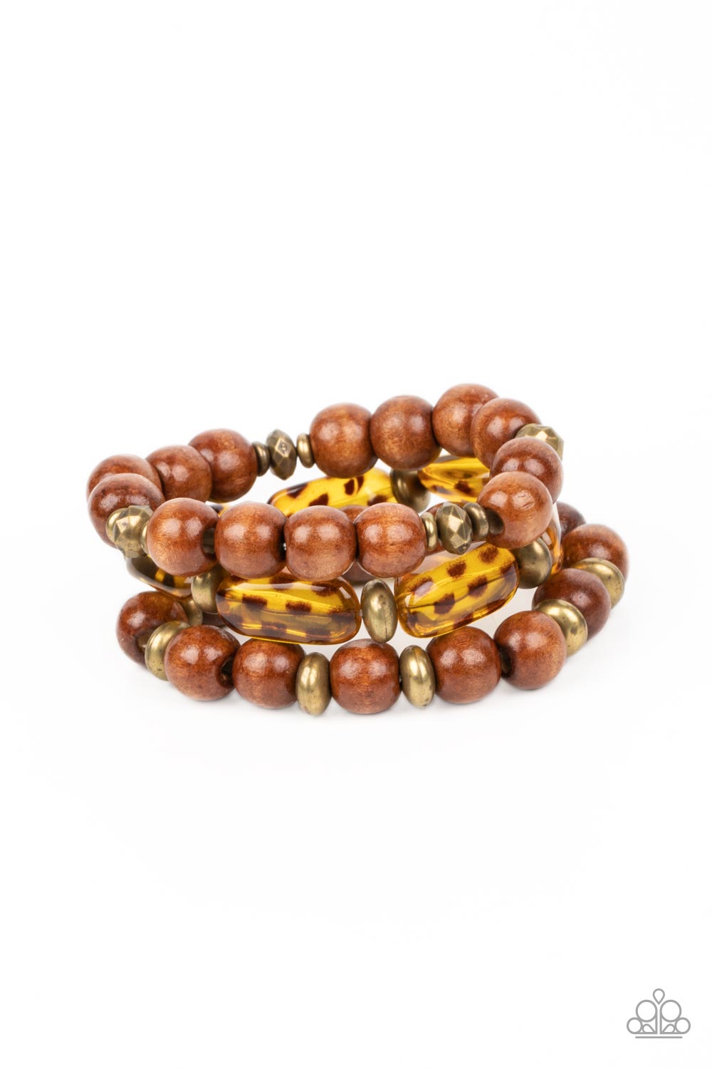 WILD-Mannered - Brass-Jewelry-Paparazzi Accessories, Just Because Jewels-Just Because Jewels
