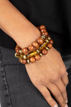 Load image into Gallery viewer, WILD-Mannered - Brass-Jewelry-Paparazzi Accessories, Just Because Jewels-Just Because Jewels