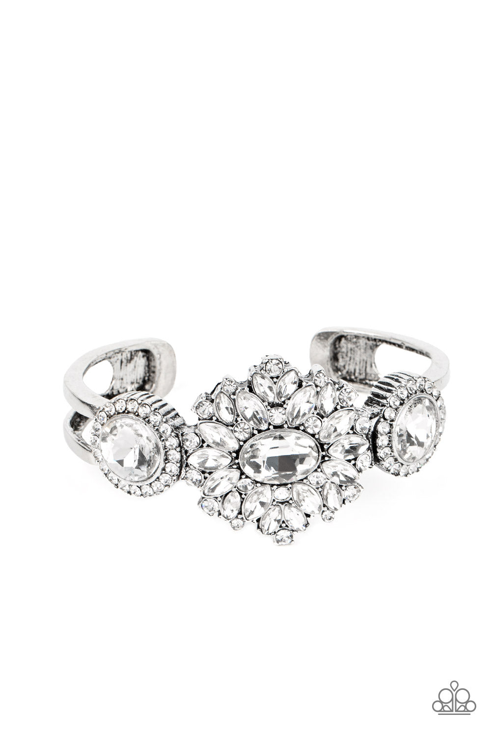 Daydream Dazzle - White-Jewelry-Paparazzi Accessories, Just Because Jewels-Just Because Jewels