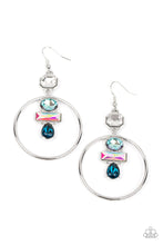 Load image into Gallery viewer, Geometric Glam - Blue-Jewelry-Paparazzi Accessories, Just Because Jewels-Just Because Jewels