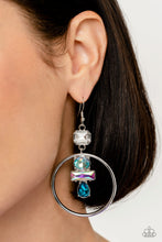 Load image into Gallery viewer, Geometric Glam - Blue-Jewelry-Paparazzi Accessories, Just Because Jewels-Just Because Jewels