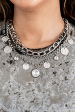 Load image into Gallery viewer, Industrial Noise - White-Jewelry-Paparazzi Accessories, Just Because Jewels-Just Because Jewels
