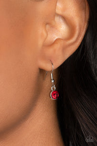 Instant Intimidation - Red-Jewelry-Paparazzi Accessories, Just Because Jewels-Just Because Jewels