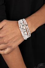 Load image into Gallery viewer, Clustered Constellations - White-Jewelry-Paparazzi Accessories, Just Because Jewels-Just Because Jewels