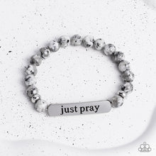 Load image into Gallery viewer, Just Pray - Silver-Jewelry-Paparazzi Accessories, Just Because Jewels-Just Because Jewels