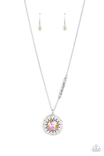Sundial Dance - Orange-Jewelry-Paparazzi Accessories, Just Because Jewels-Just Because Jewels