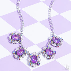 Pearly Pond - Purple-Jewelry-Paparazzi Accessories, Just Because Jewels-Just Because Jewels