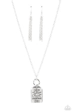 Load image into Gallery viewer, Persevering Philippians - Silver-Jewelry-Just Because Jewels, Paparazzi Accessories-Just Because Jewels