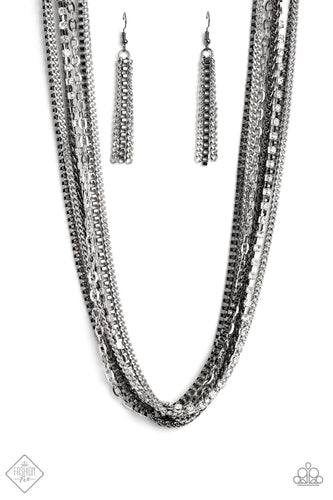 Troublemaker Trove - Black-Jewelry-Just Because Jewels, Paparazzi Accessories-Just Because Jewels