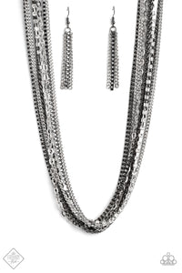 Troublemaker Trove - Black-Jewelry-Just Because Jewels, Paparazzi Accessories-Just Because Jewels