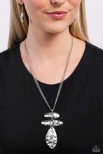 Load image into Gallery viewer, Monochromatic Model - Silver-Jewelry-Paparazzi Accessories, Just Because Jewels-Just Because Jewels