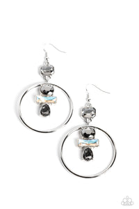 Geometric Glam - Silver-Jewelry-Paparazzi Accessories, Just Because Jewels-Just Because Jewels