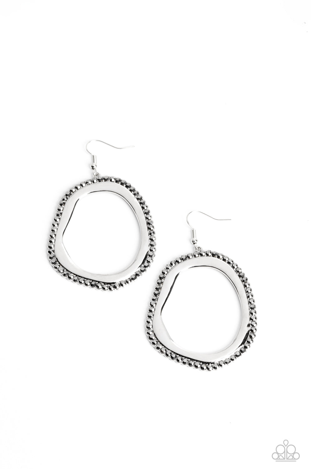Scintillating Shareholder - Silver-Jewelry-Paparazzi Accessories, Just Because Jewels-Just Because Jewels