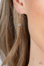 Load image into Gallery viewer, Fluttering Fanatic - Gold-Jewelry-Paparazzi Accessories, Just Because Jewels-Just Because Jewels