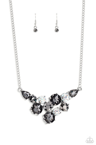 Round Royalty - Silver-Jewelry-Paparazzi Accessories, Just Because Jewels-Just Because Jewels