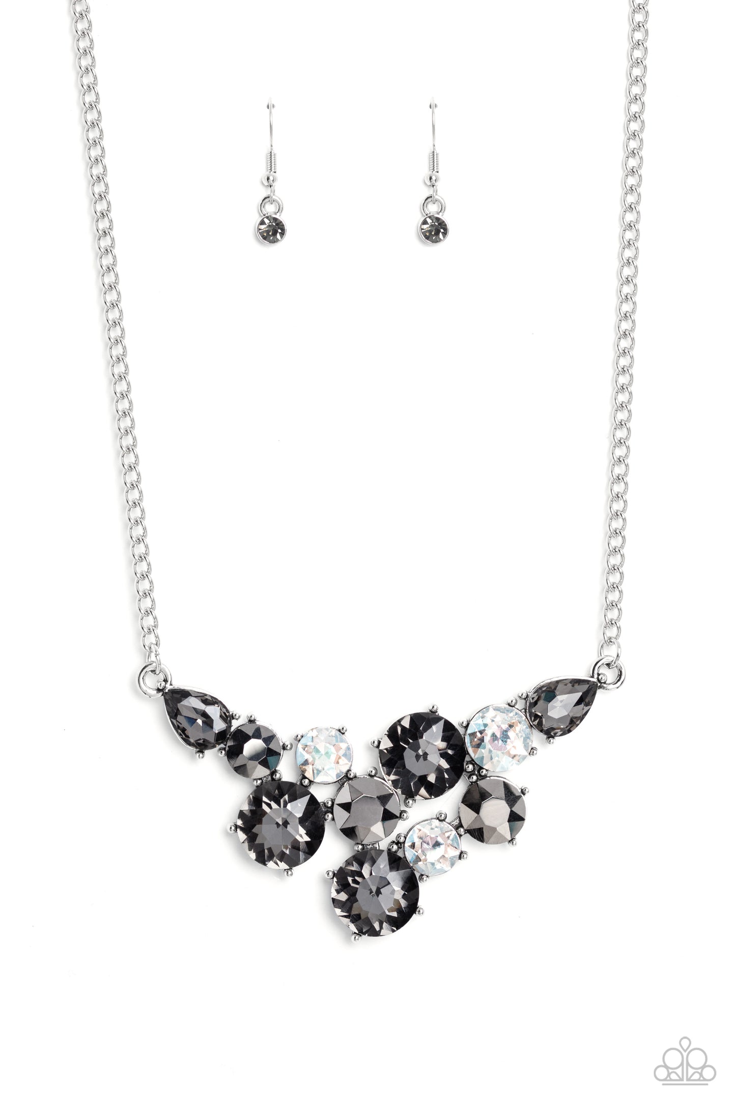 Round Royalty - Silver-Jewelry-Paparazzi Accessories, Just Because Jewels-Just Because Jewels