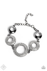 Hypnotic Hot Shot - Black-Jewelry-Paparazzi Accessories, Just Because Jewels-Just Because Jewels