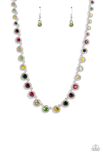 Kaleidoscope Charm - Multi-Jewelry-Paparazzi Accessories, Just Because Jewels-Just Because Jewels